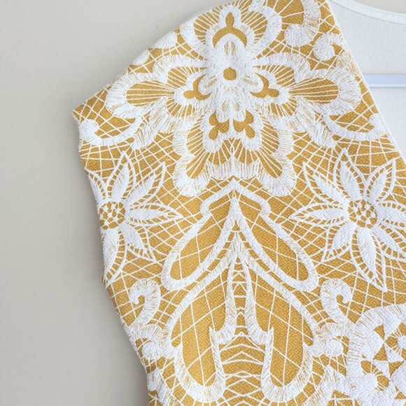 Zara Crochet Lace front short sleeve - Picture 5 of 9